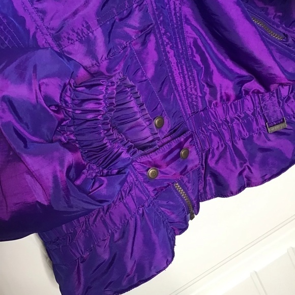 Vintage Edelweiss Purple Iridescent Ski Jacket. - Picture 7 of 16